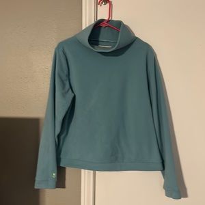 Dudley Stephens Turtleneck fleece in blue